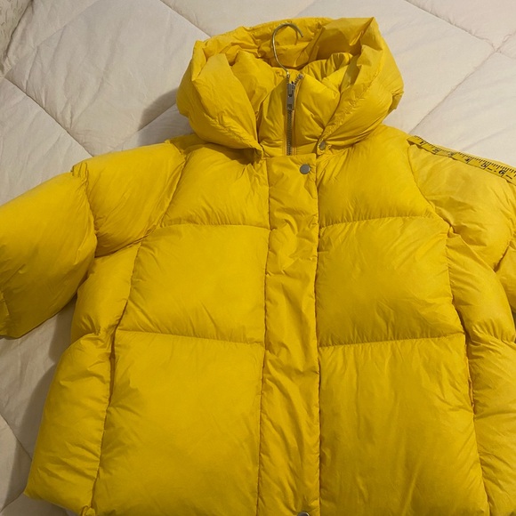 Banana Republic Bright Yellow Puffer Jacket - Picture 6 of 9
